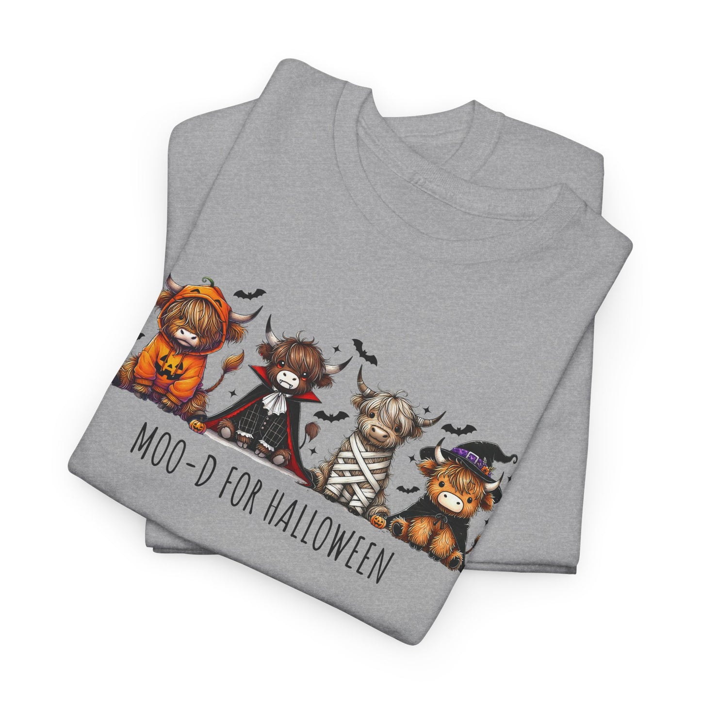Moo-d for Halloween Cotton Tee