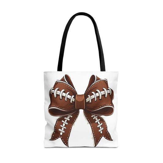 Football Bow Tote Bag