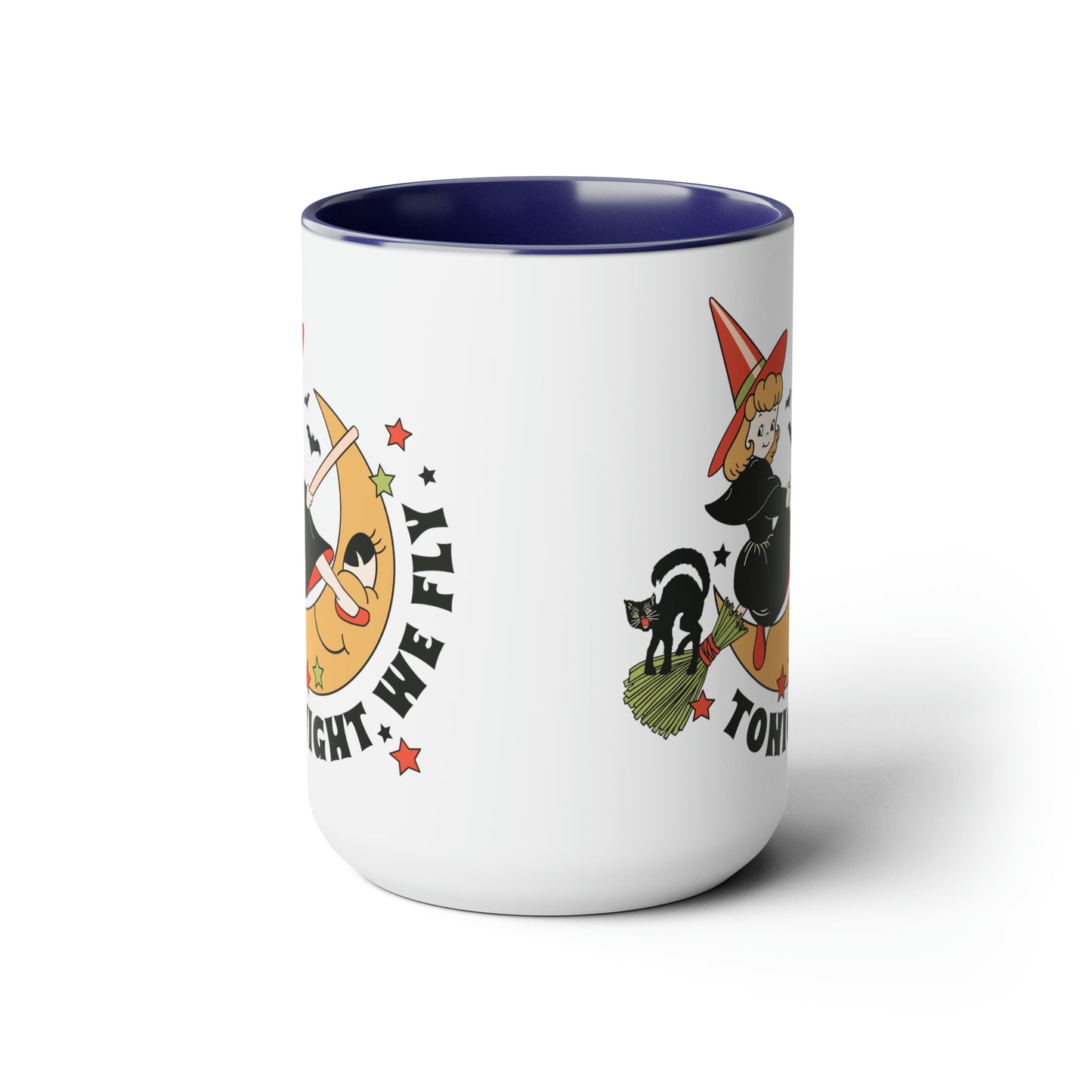 Two-Tone Coffee Mugs, 15oz