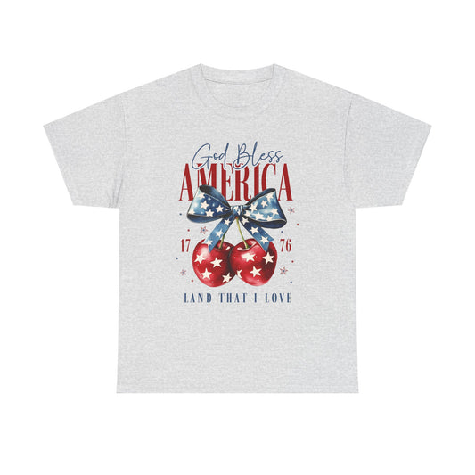 4th of July Tee - God Bless America Patriotic Shirt