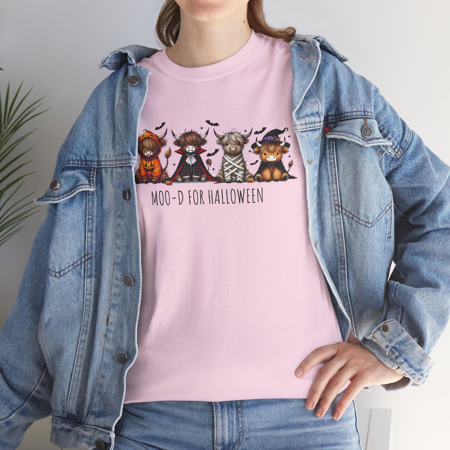 Moo-d for Halloween Cotton Tee