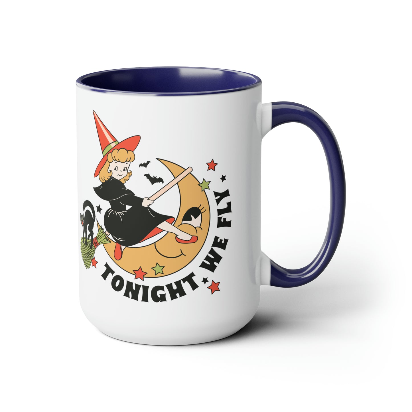 Two-Tone Coffee Mugs, 15oz