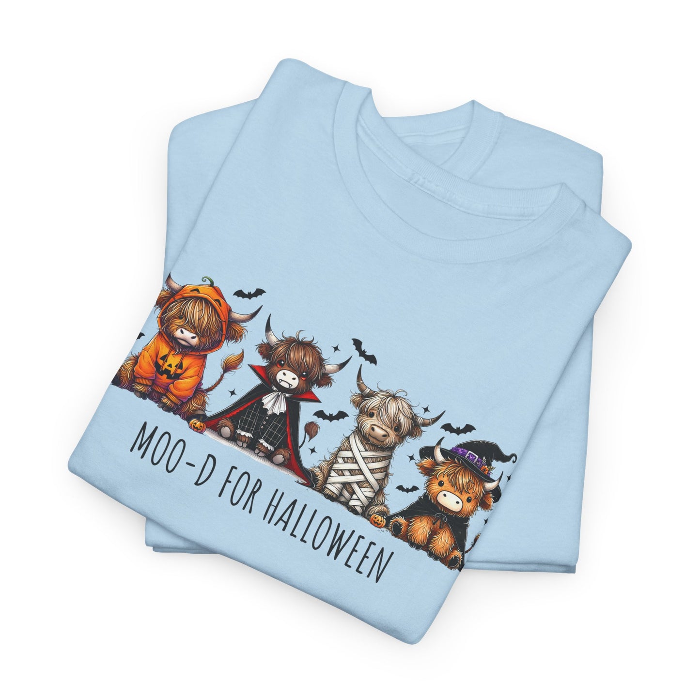 Moo-d for Halloween Cotton Tee