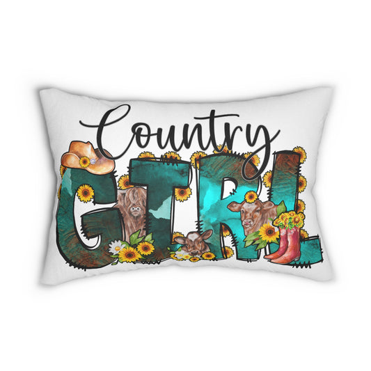 Spun Polyester Lumbar Pillow