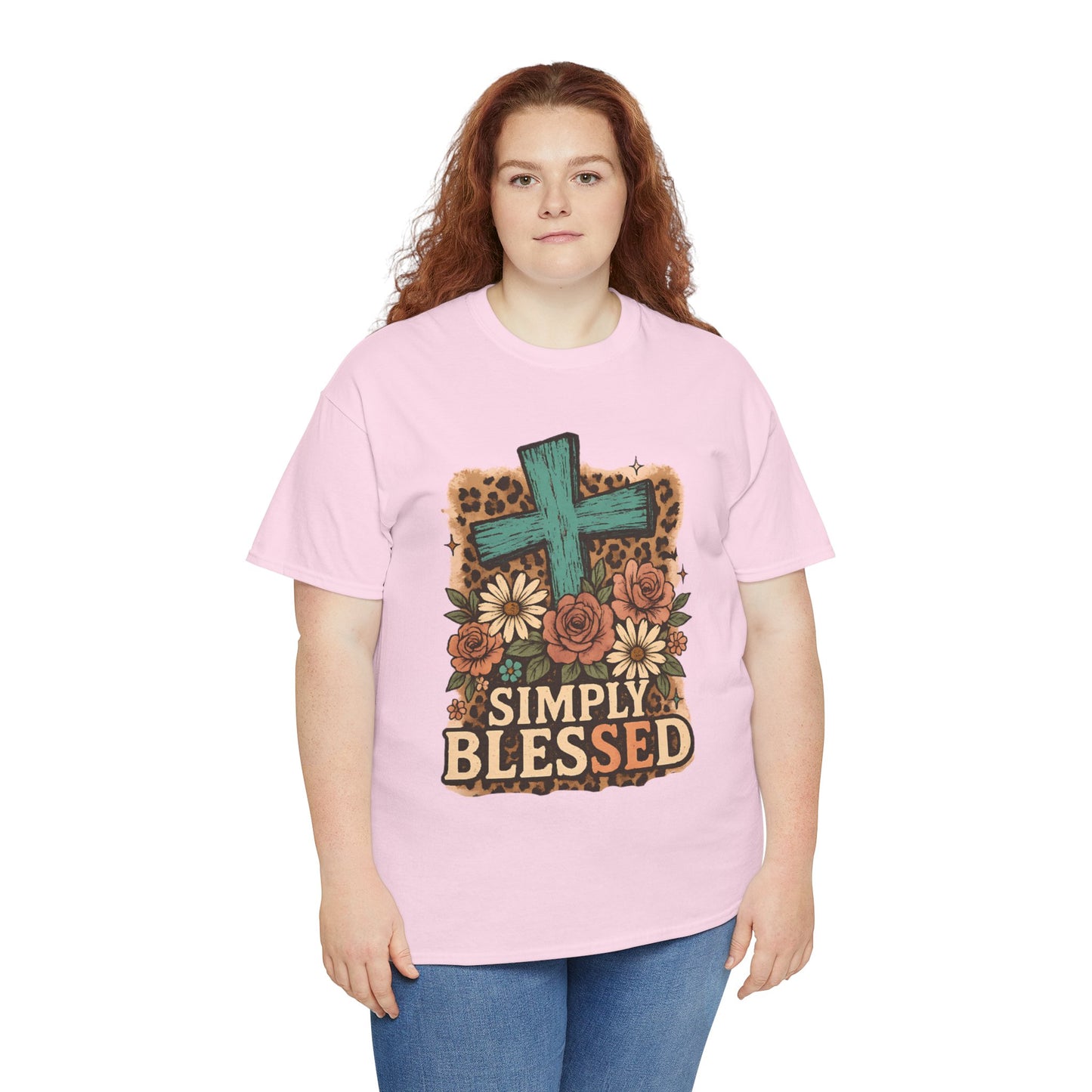 Simply Blessed Heavy Cotton Tee