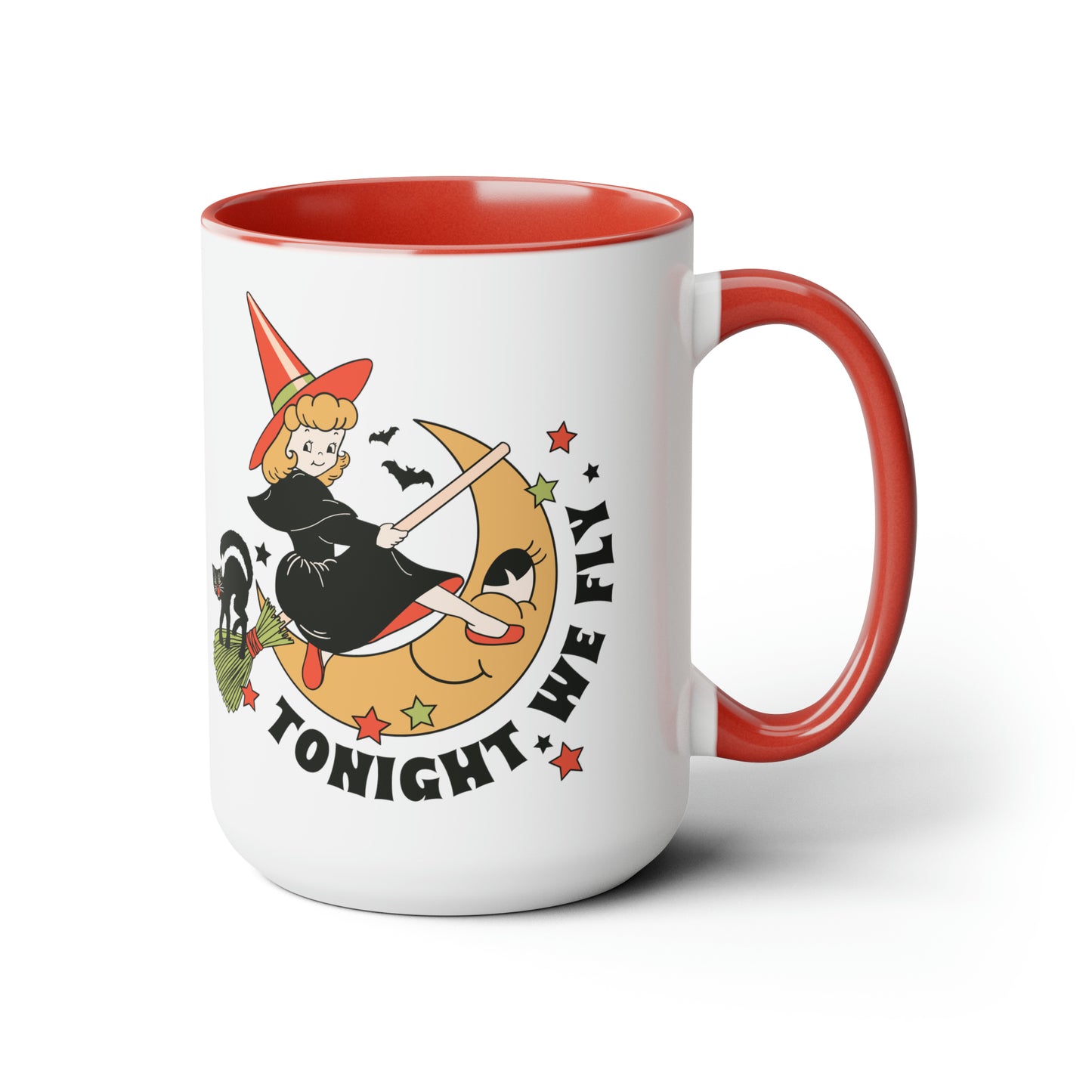 Two-Tone Coffee Mugs, 15oz