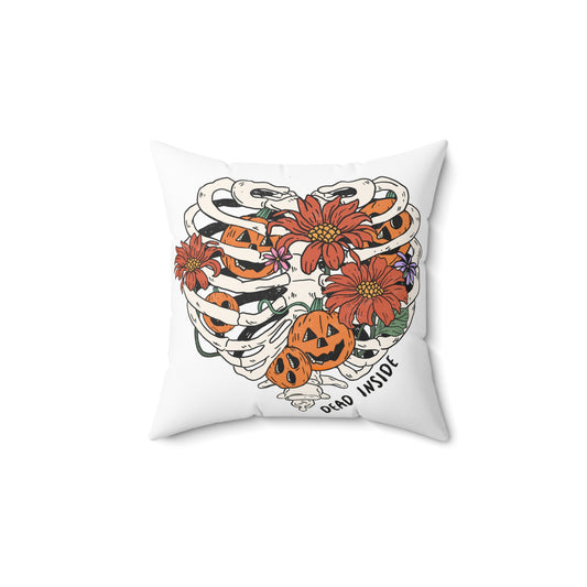 Halloween Floral Skull & Jack-O'-Lantern