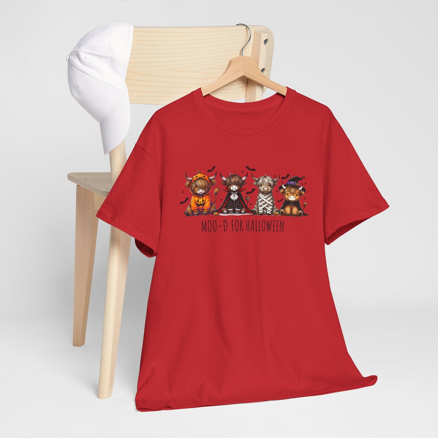 Moo-d for Halloween Cotton Tee