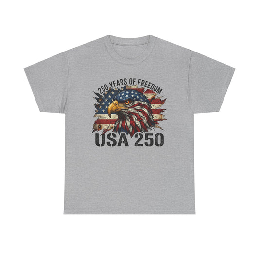 USA 250 Eagle T-Shirt — 250 Years of Freedom Patriotic Tee