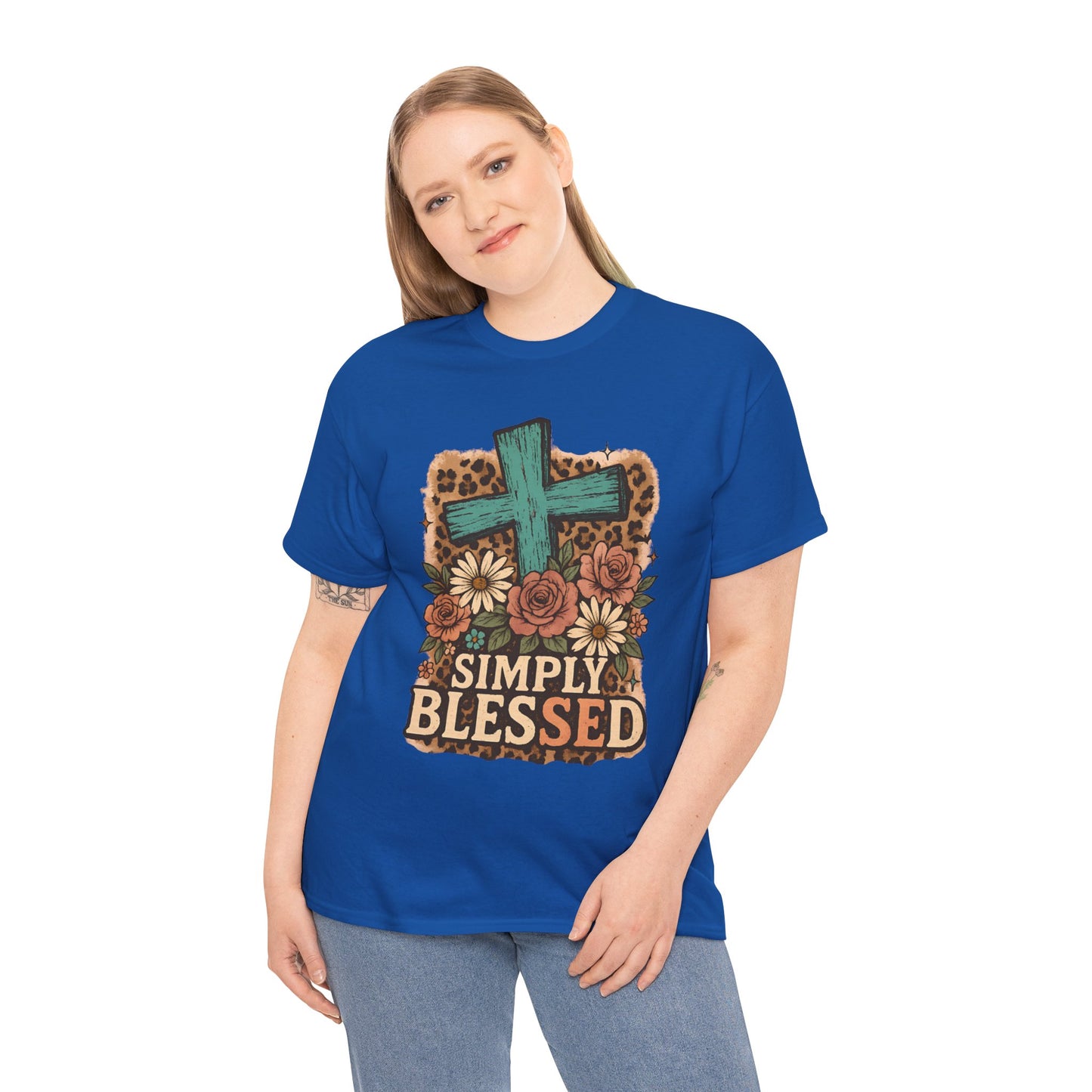 Simply Blessed Heavy Cotton Tee