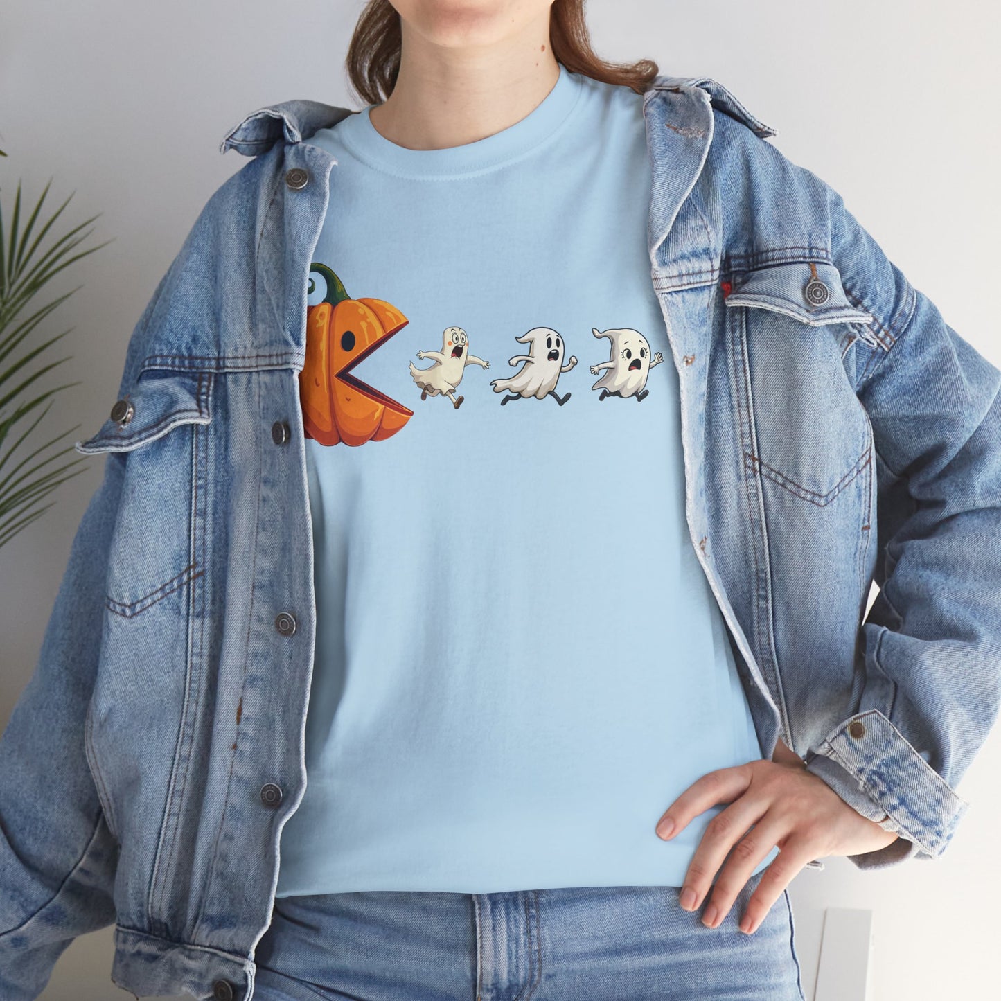 Playful Pumpkin Pac-Man Tee