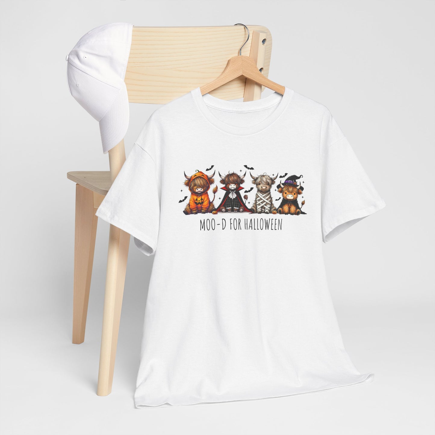 Moo-d for Halloween Cotton Tee