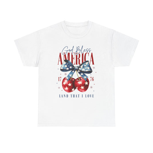 4th of July Tee - God Bless America Patriotic Shirt