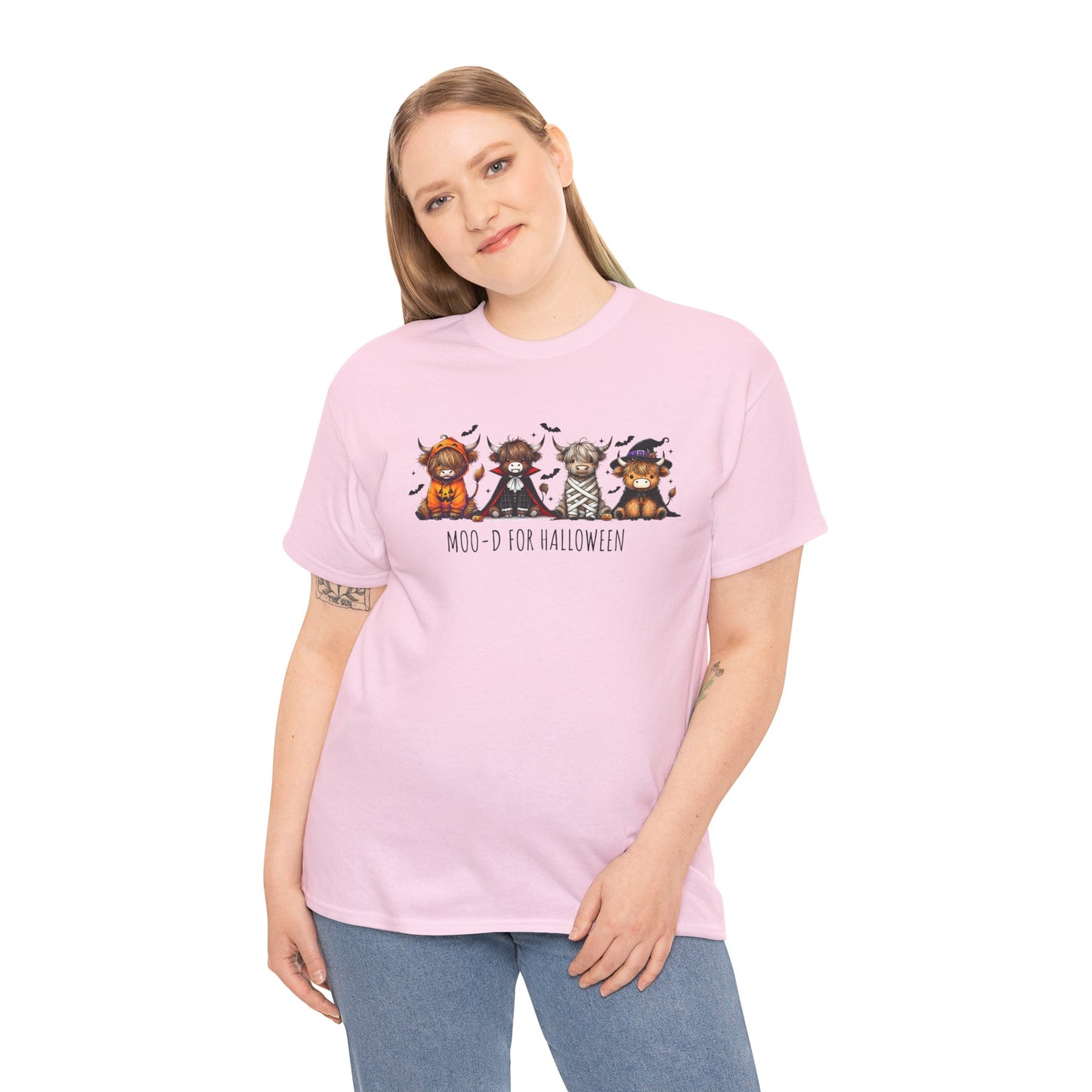 Moo-d for Halloween Cotton Tee