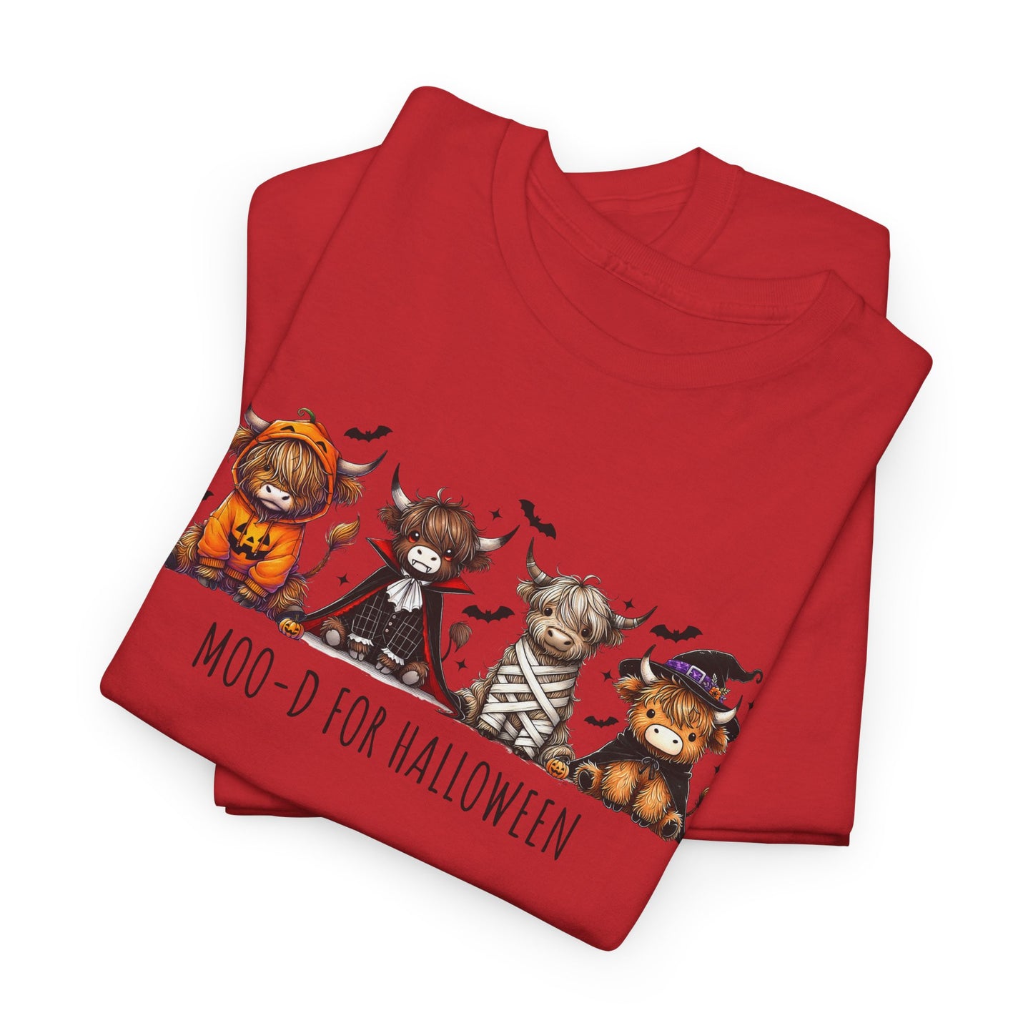 Moo-d for Halloween Cotton Tee