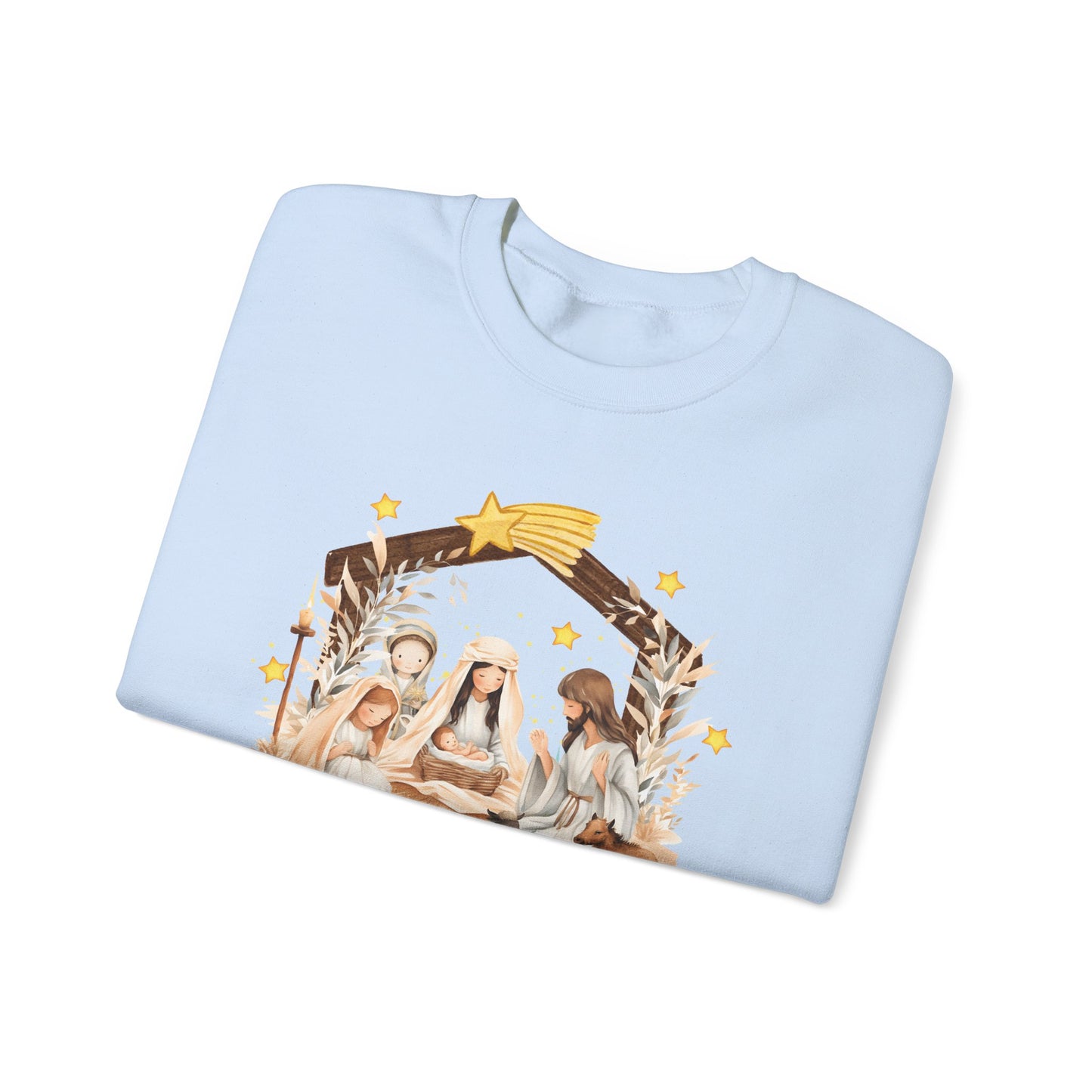 Christmas Nativity Crewneck Sweatshirt - "The Greatest Gift of All"