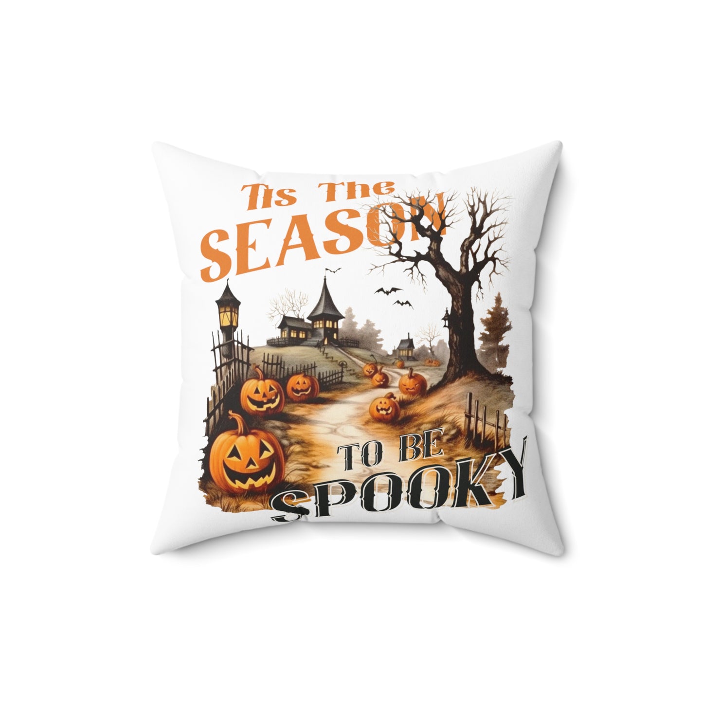 Spun Polyester Square Pillow