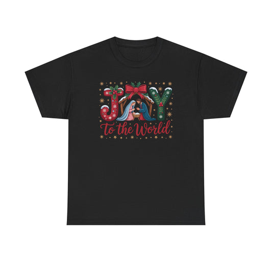 Joy to the World Christmas Tee
