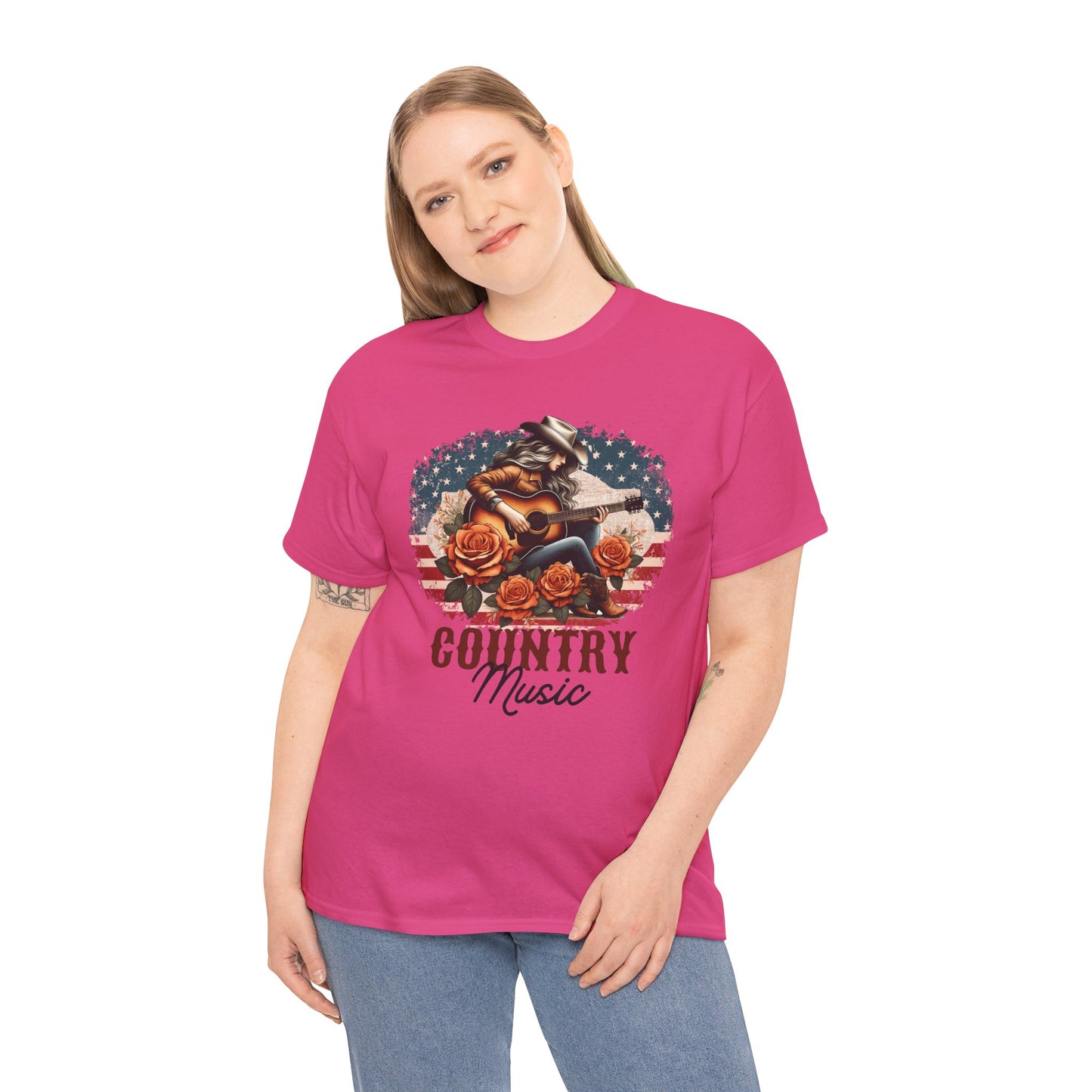 Country Music American Flag Tee