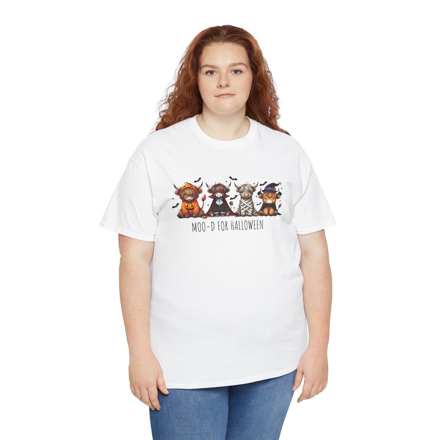 Moo-d for Halloween Cotton Tee