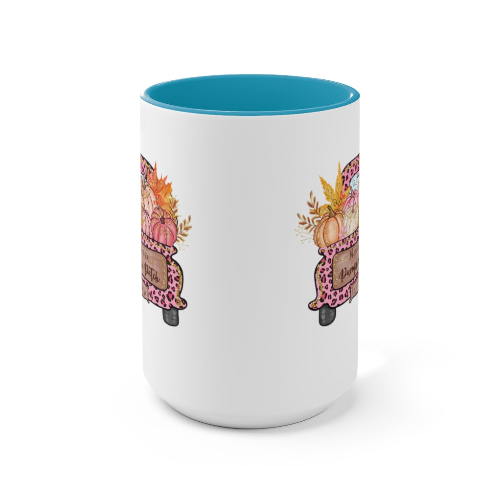 Two-Tone Coffee Mugs, 15oz
