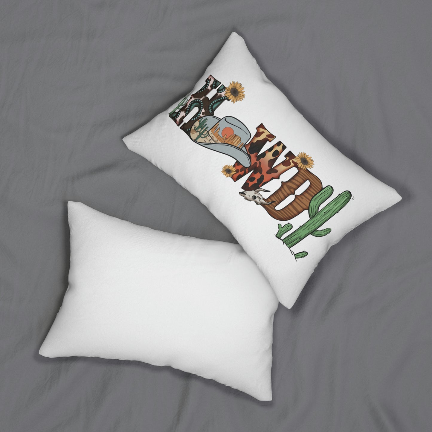 Spun Polyester Lumbar Pillow