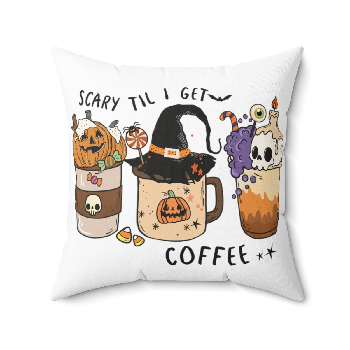 Spun Polyester Square Pillow
