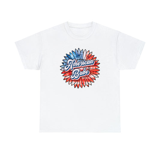 American Babe Patriotic Heavy Cotton Tee