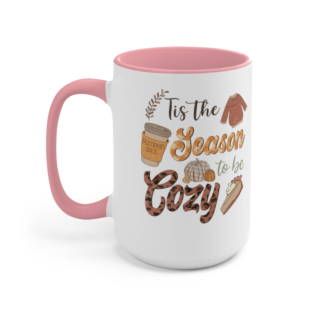 Two-Tone Coffee Mugs, 15oz