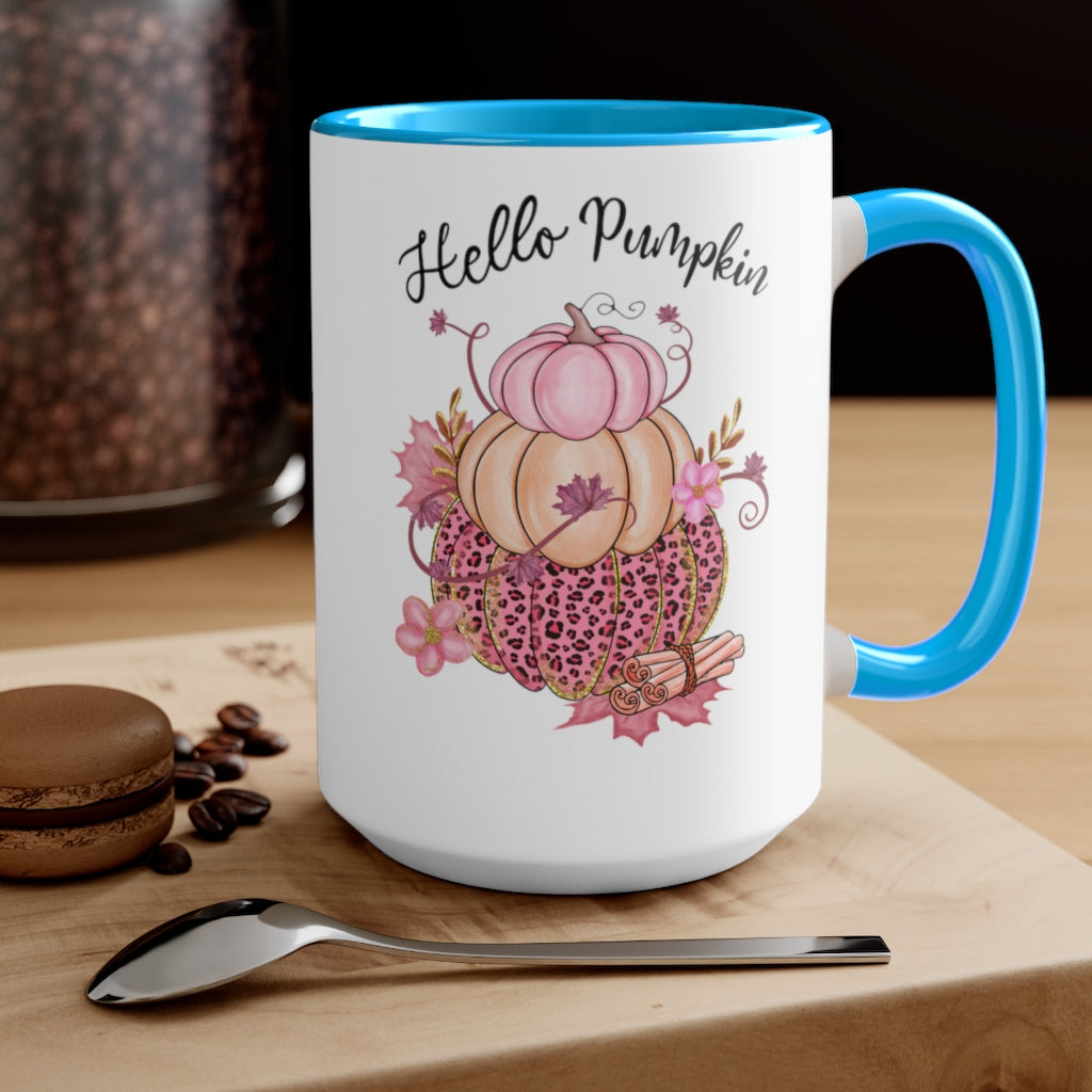 Two-Tone Coffee Mugs, 15oz