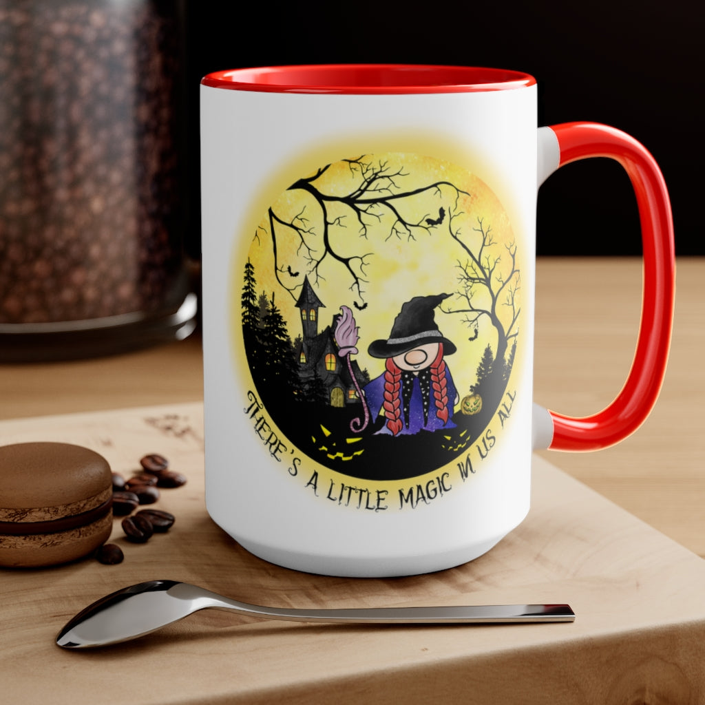 Two-Tone Coffee Mugs, 15oz