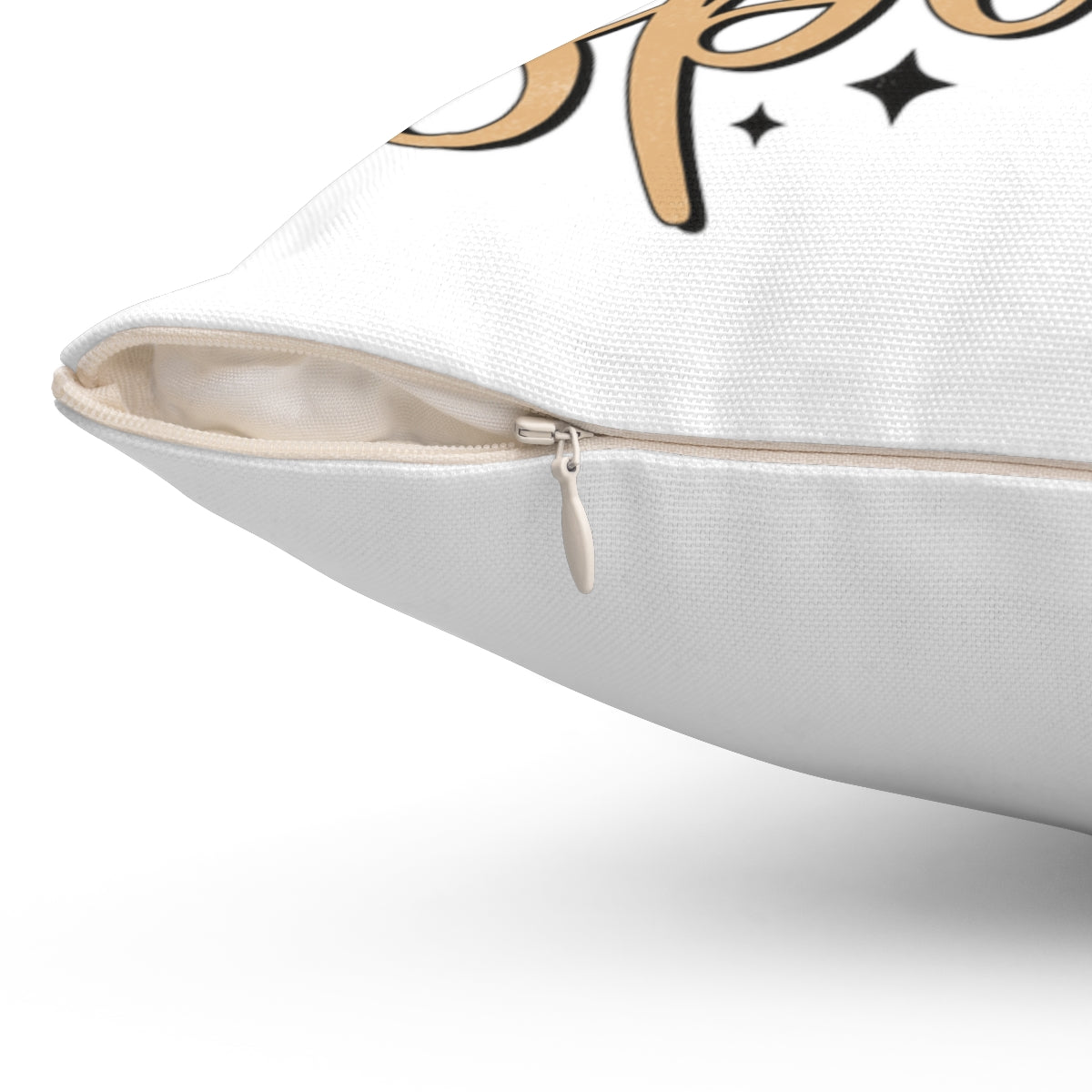 Spun Polyester Square Pillow