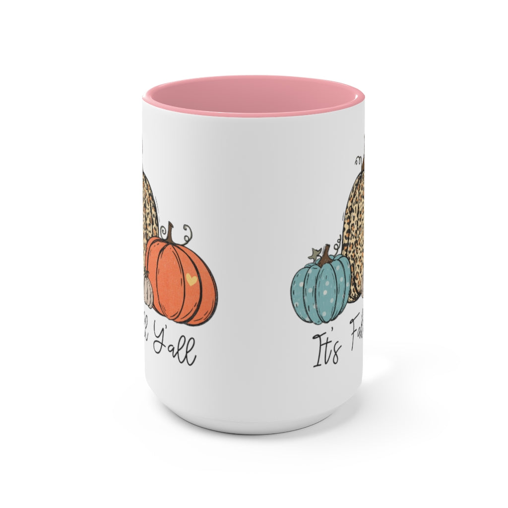 Two-Tone Coffee Mugs, 15oz