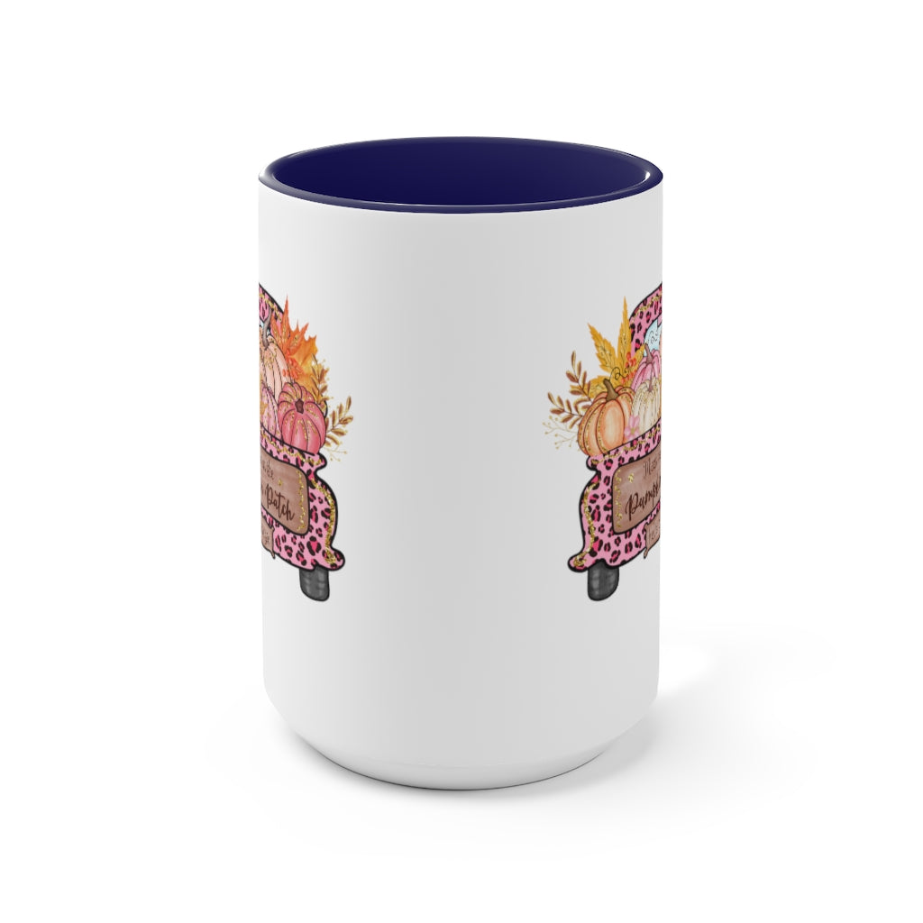 Two-Tone Coffee Mugs, 15oz