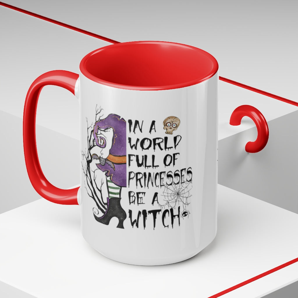 Two-Tone Coffee Mugs, 15oz
