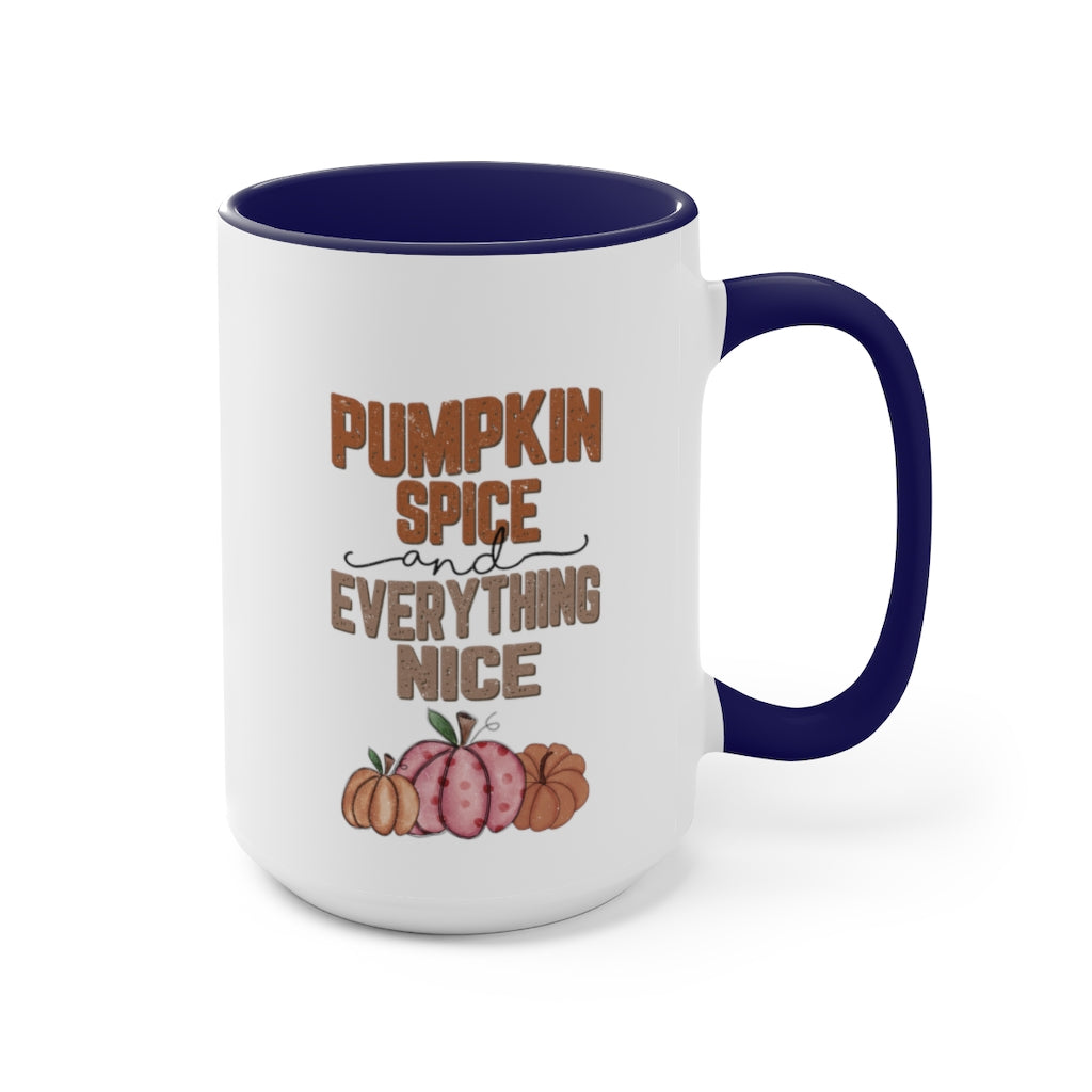 Two-Tone Coffee Mugs, 15oz