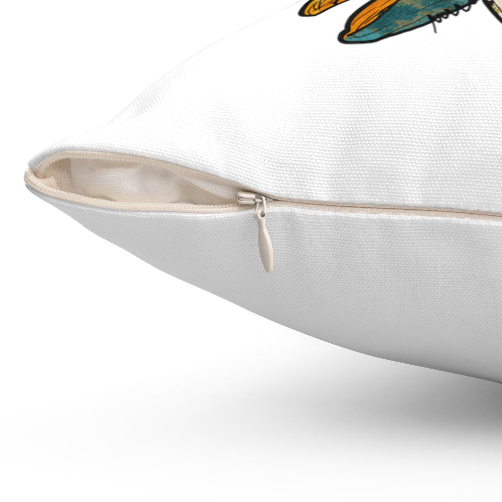 Spun Polyester Square Pillow