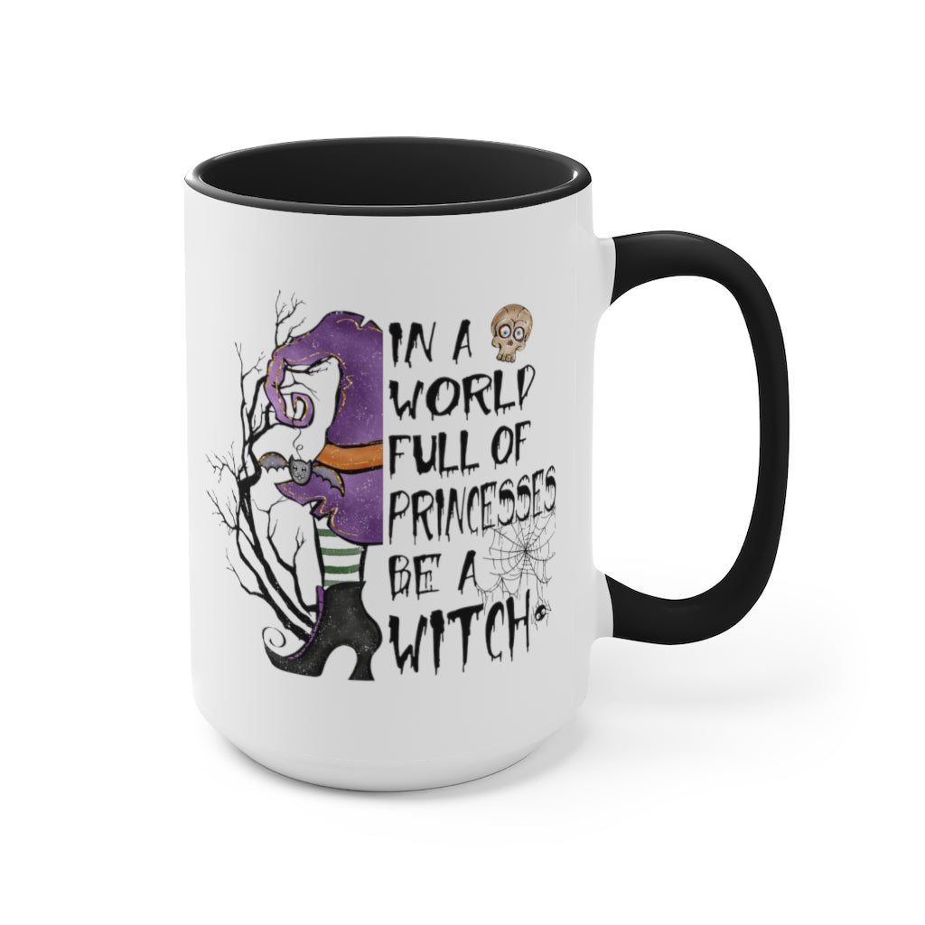 Two-Tone Coffee Mugs, 15oz