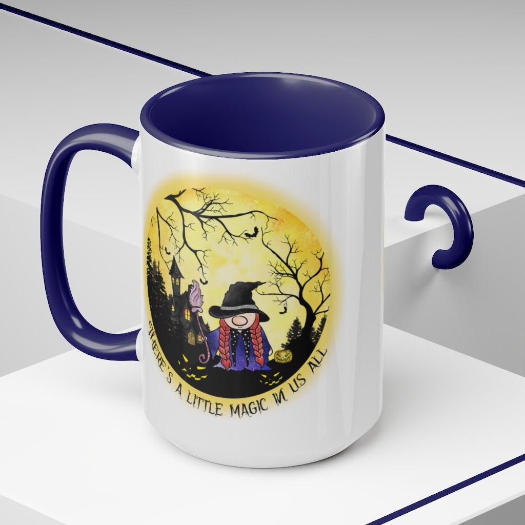 Two-Tone Coffee Mugs, 15oz