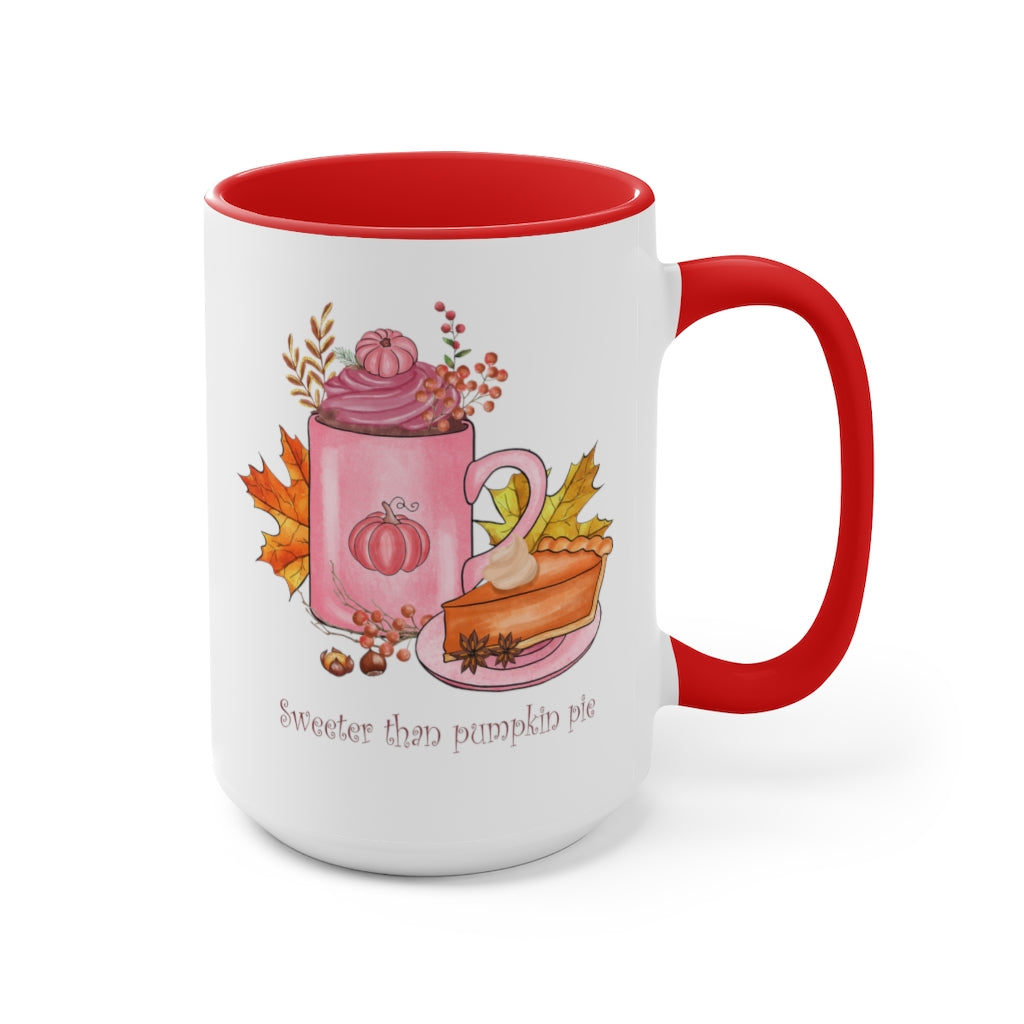Two-Tone Coffee Mugs, 15oz