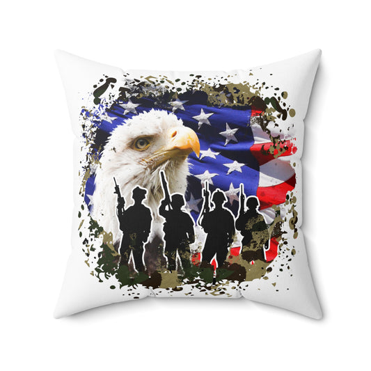 American Eagle Throw Pillow