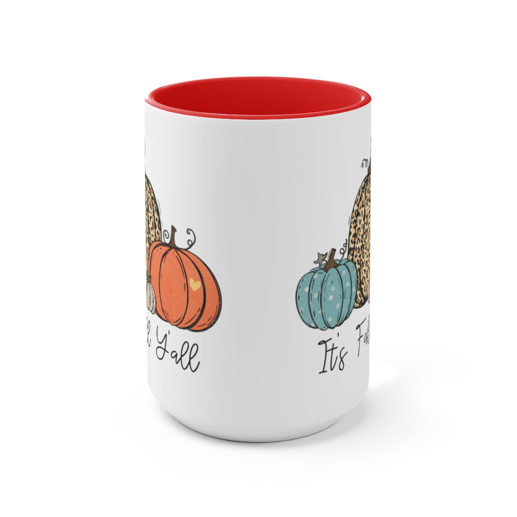 Two-Tone Coffee Mugs, 15oz