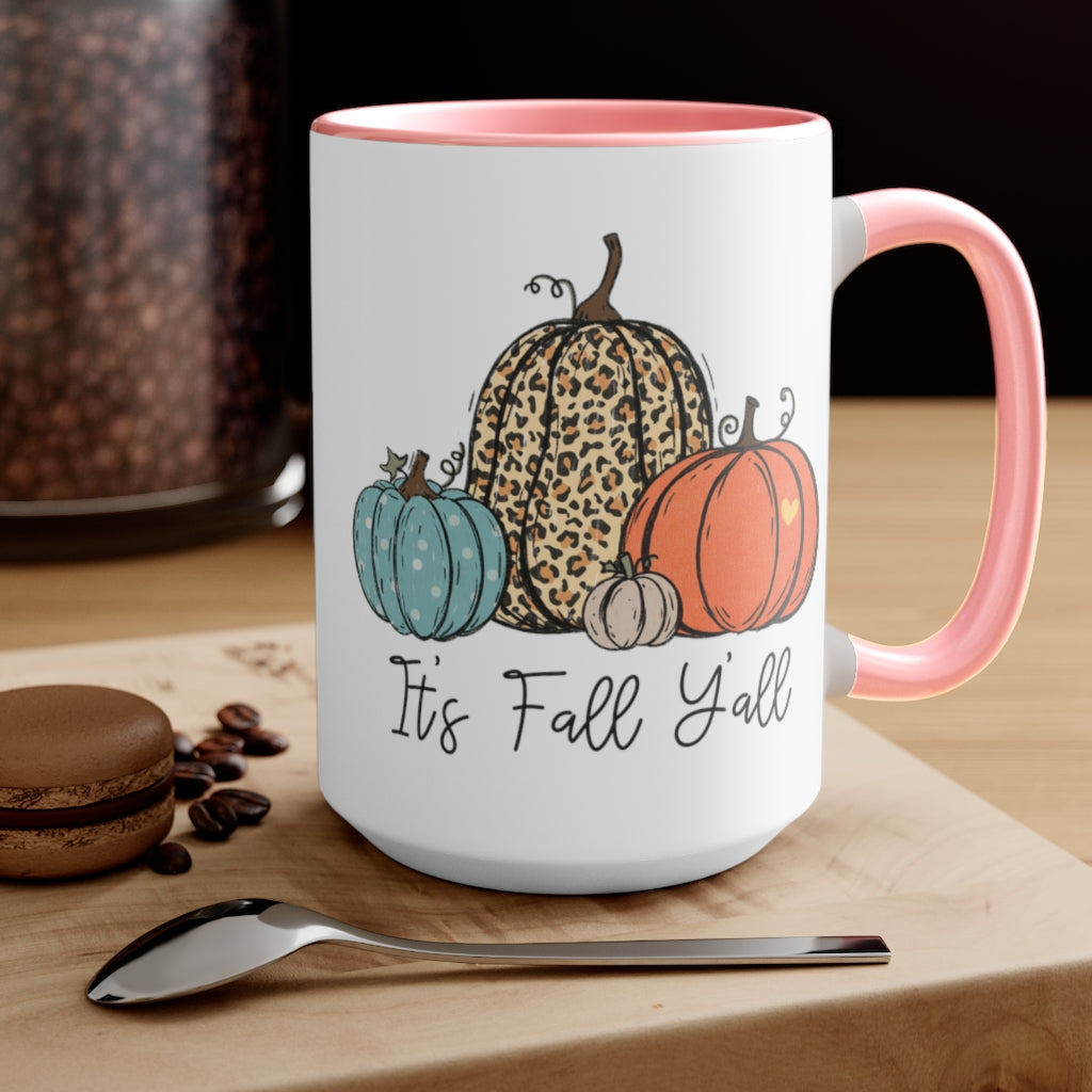 Two-Tone Coffee Mugs, 15oz