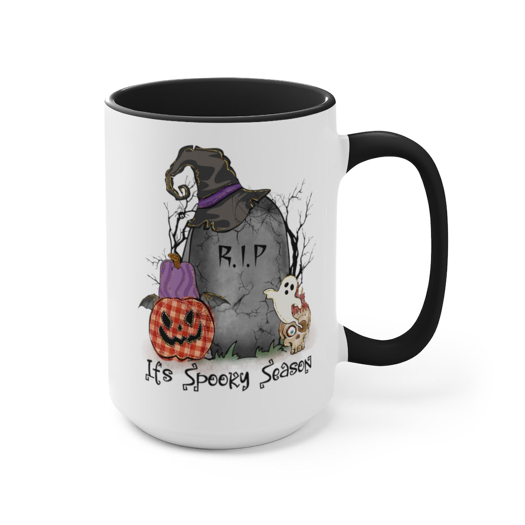 Two-Tone Coffee Mugs, 15oz