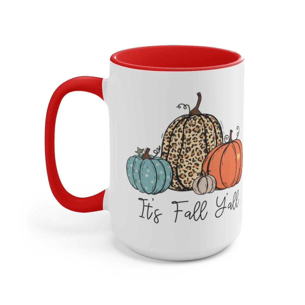 Two-Tone Coffee Mugs, 15oz