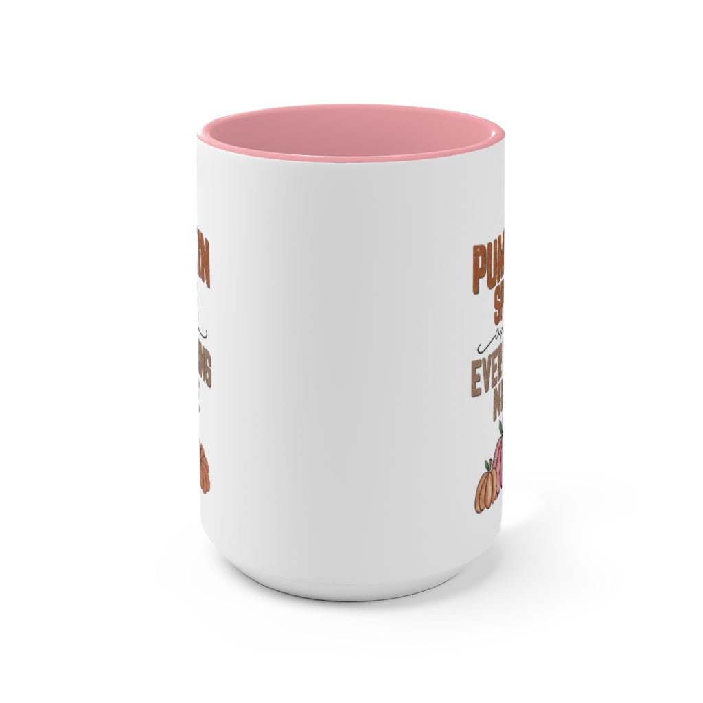 Two-Tone Coffee Mugs, 15oz