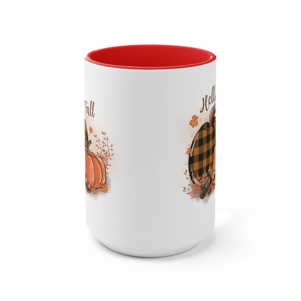 Two-Tone Coffee Mugs, 15oz