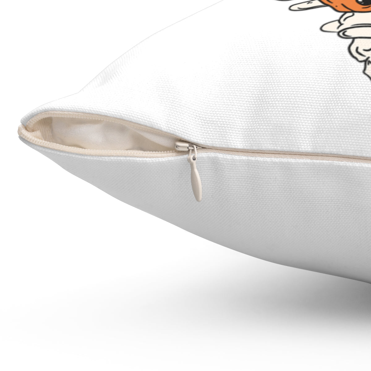 Spun Polyester Square Pillow