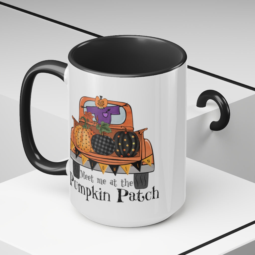 Two-Tone Coffee Mugs, 15oz