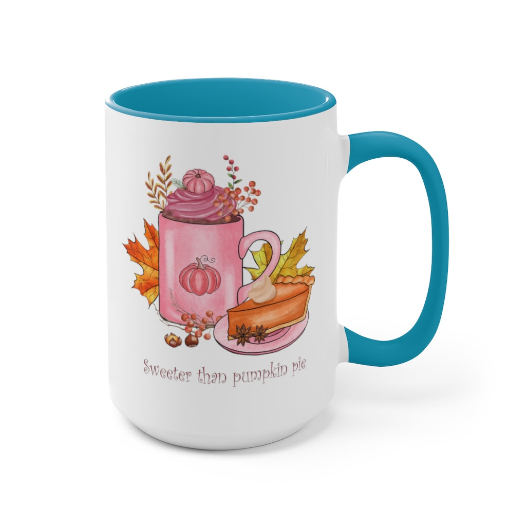 Two-Tone Coffee Mugs, 15oz